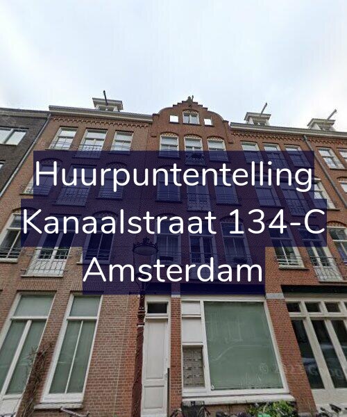Foto gevel Huurpuntentelling voor Kanaalstraat 134-C, Amsterdam