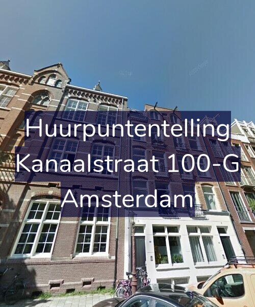 Foto gevel Huurpuntentelling voor Kanaalstraat 100-G, Amsterdam