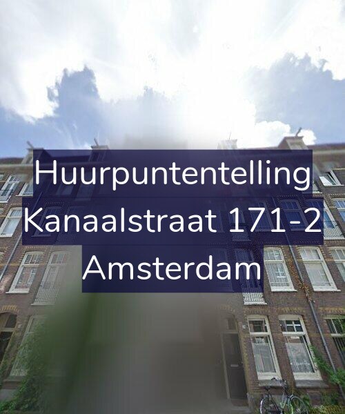 Foto gevel Huurpuntentelling voor Kanaalstraat 171-2, Amsterdam