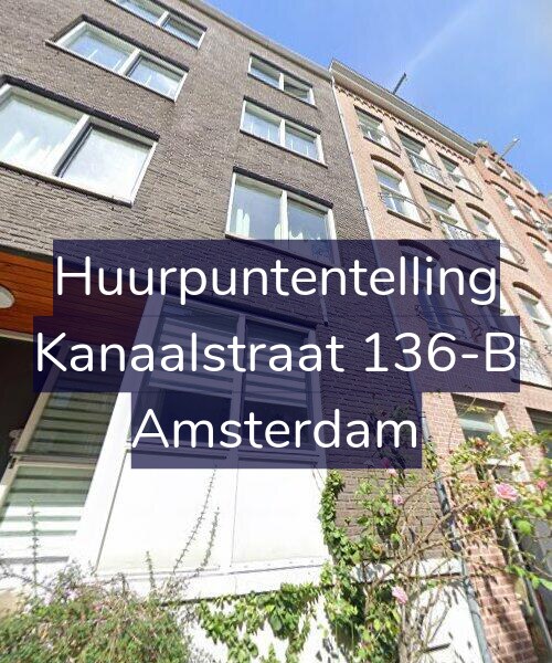 Foto gevel Huurpuntentelling voor Kanaalstraat 136-B, Amsterdam