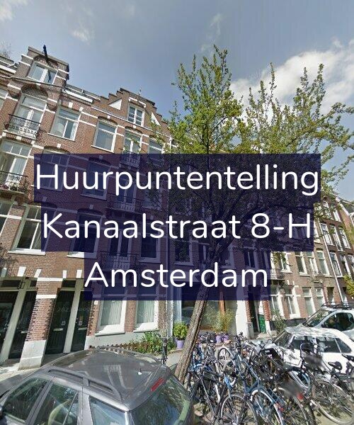 Foto gevel Huurpuntentelling voor Kanaalstraat 8-H, Amsterdam