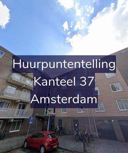Foto gevel Huurpuntentelling voor Kanteel 37, Amsterdam