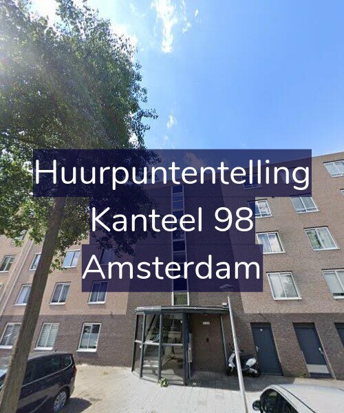Foto gevel Huurpuntentelling voor Kanteel 98, Amsterdam