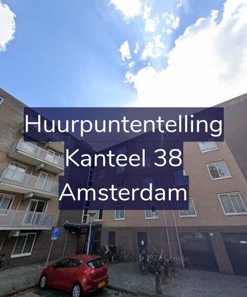 Foto gevel Huurpuntentelling voor Kanteel 38, Amsterdam