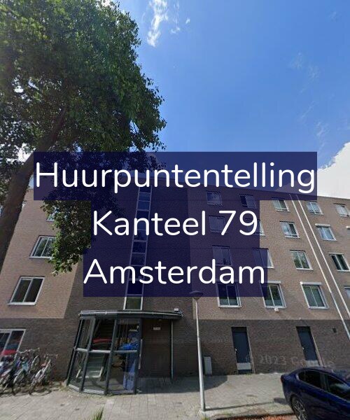 Foto gevel Huurpuntentelling voor Kanteel 79, Amsterdam