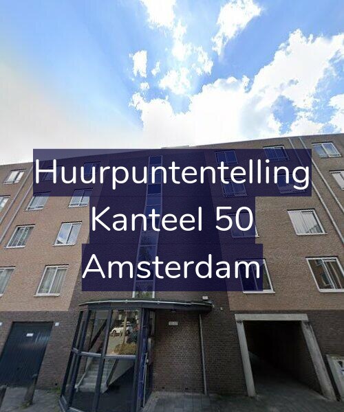 Foto gevel Huurpuntentelling voor Kanteel 50, Amsterdam