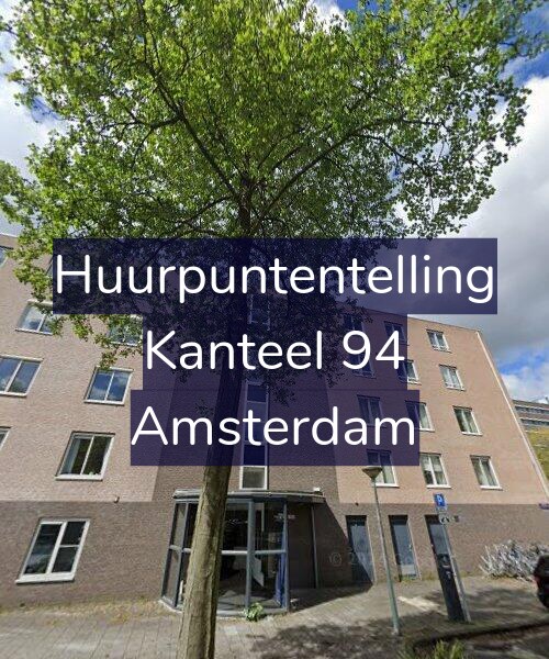 Foto gevel Huurpuntentelling voor Kanteel 94, Amsterdam