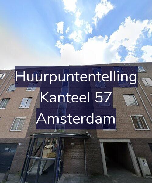 Foto gevel Huurpuntentelling voor Kanteel 57, Amsterdam