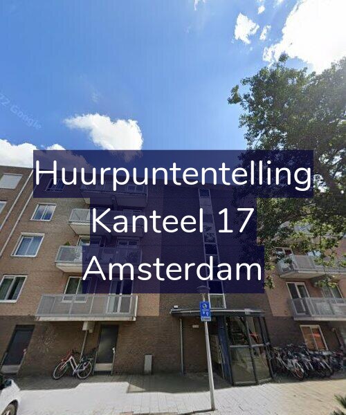 Foto gevel Huurpuntentelling voor Kanteel 17, Amsterdam