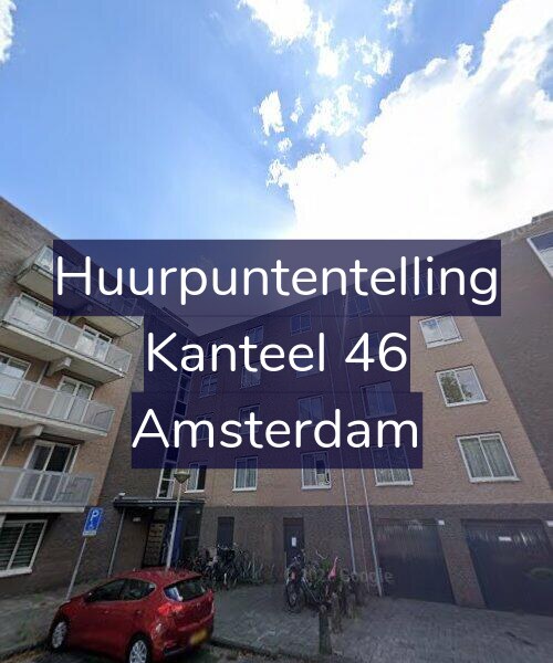 Foto gevel Huurpuntentelling voor Kanteel 46, Amsterdam