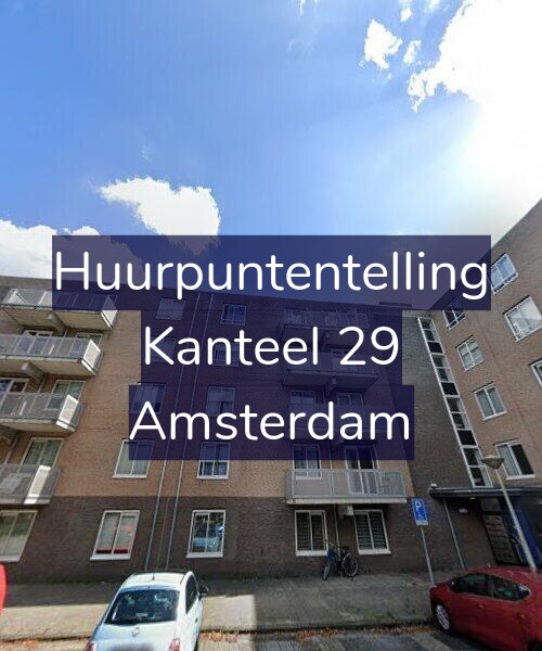 Foto gevel Huurpuntentelling voor Kanteel 29, Amsterdam