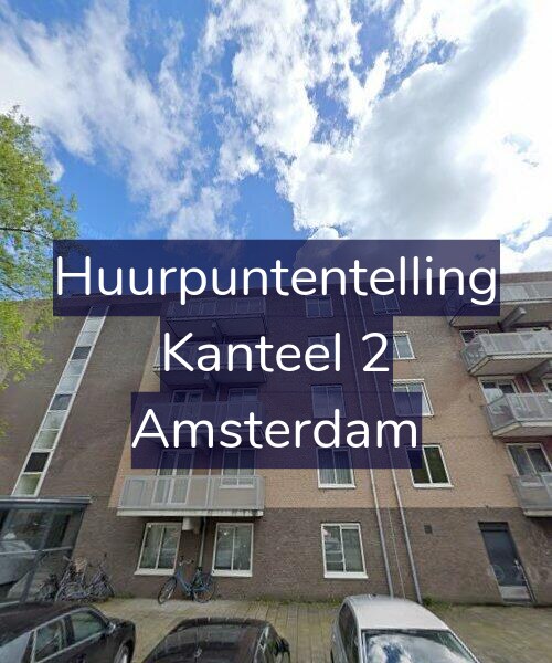 Foto gevel Huurpuntentelling voor Kanteel 2, Amsterdam