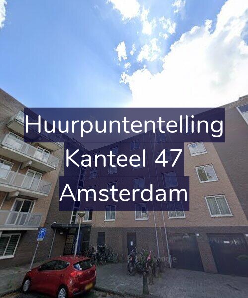 Foto gevel Huurpuntentelling voor Kanteel 47, Amsterdam