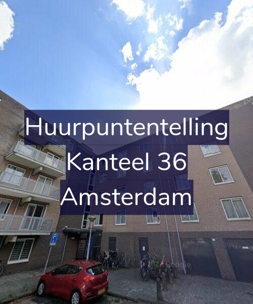 Foto gevel Huurpuntentelling voor Kanteel 36, Amsterdam