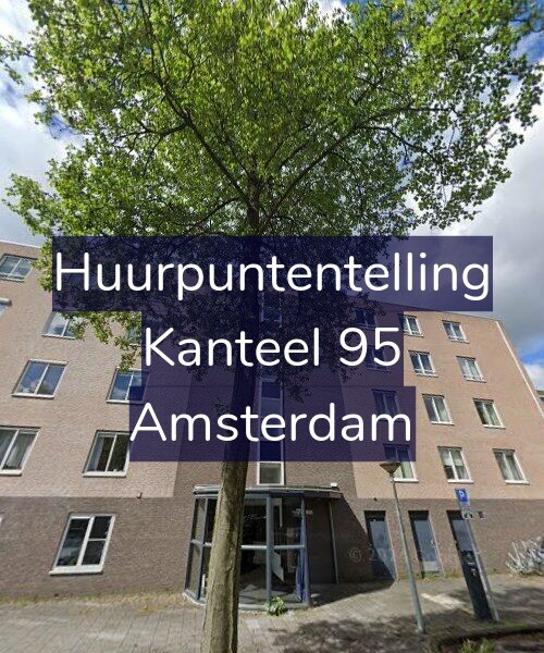 Foto gevel Huurpuntentelling voor Kanteel 95, Amsterdam