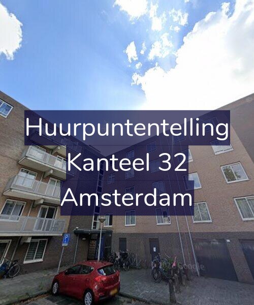 Foto gevel Huurpuntentelling voor Kanteel 32, Amsterdam