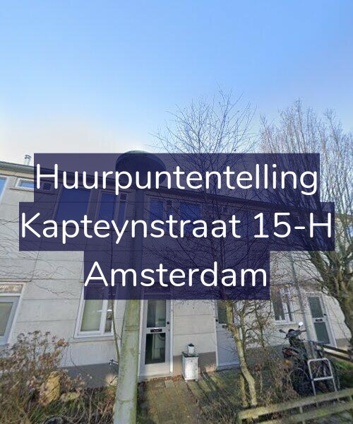 Foto gevel Huurpuntentelling voor Kapteynstraat 15-H, Amsterdam