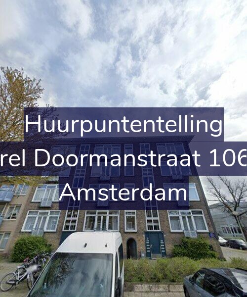 Foto gevel Huurpuntentelling voor Karel Doormanstraat 106-3, Amsterdam