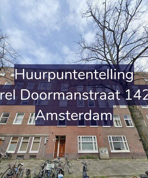 Foto gevel Huurpuntentelling voor Karel Doormanstraat 142-1, Amsterdam