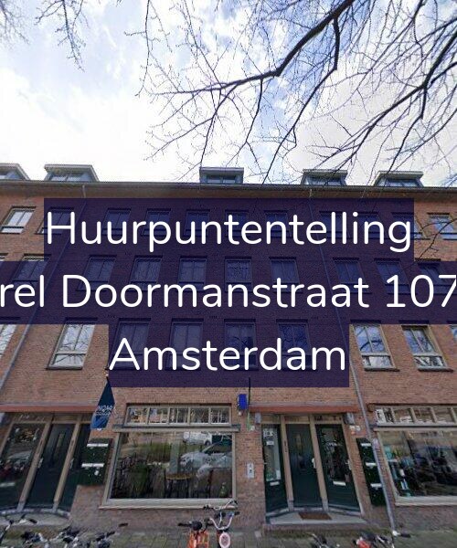 Foto gevel Huurpuntentelling voor Karel Doormanstraat 107-C, Amsterdam