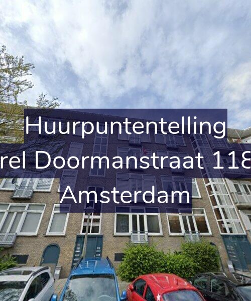 Foto gevel Huurpuntentelling voor Karel Doormanstraat 118-1, Amsterdam