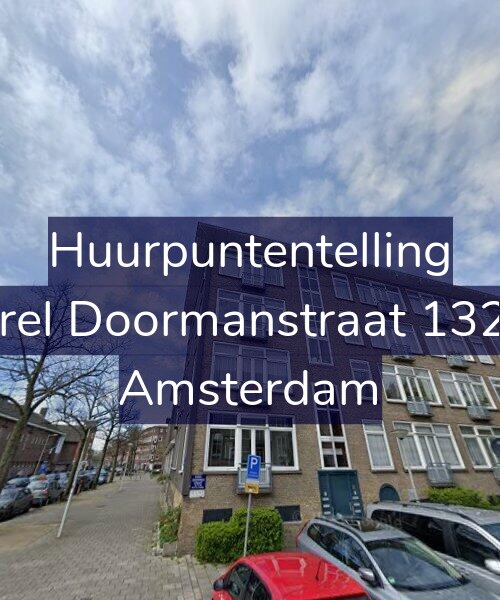 Foto gevel Huurpuntentelling voor Karel Doormanstraat 132-3, Amsterdam