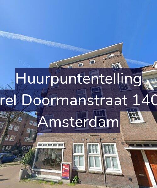 Foto gevel Huurpuntentelling voor Karel Doormanstraat 140-3, Amsterdam