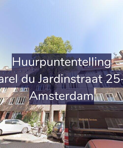 Foto gevel Huurpuntentelling voor Karel du Jardinstraat 25-1, Amsterdam