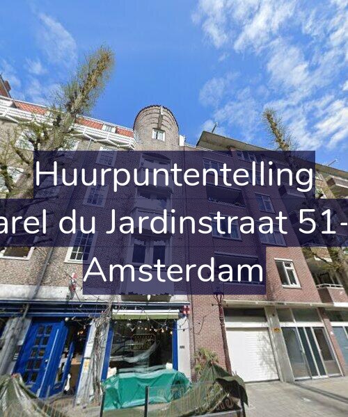 Foto gevel Huurpuntentelling voor Karel du Jardinstraat 51-A, Amsterdam