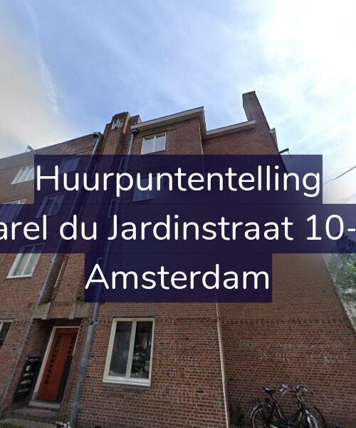 Foto gevel Huurpuntentelling voor Karel du Jardinstraat 10-H, Amsterdam