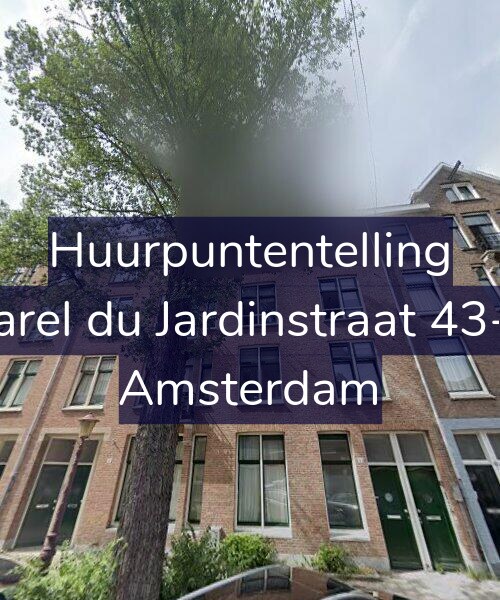 Foto gevel Huurpuntentelling voor Karel du Jardinstraat 43-3, Amsterdam