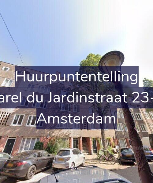 Foto gevel Huurpuntentelling voor Karel du Jardinstraat 23-1, Amsterdam