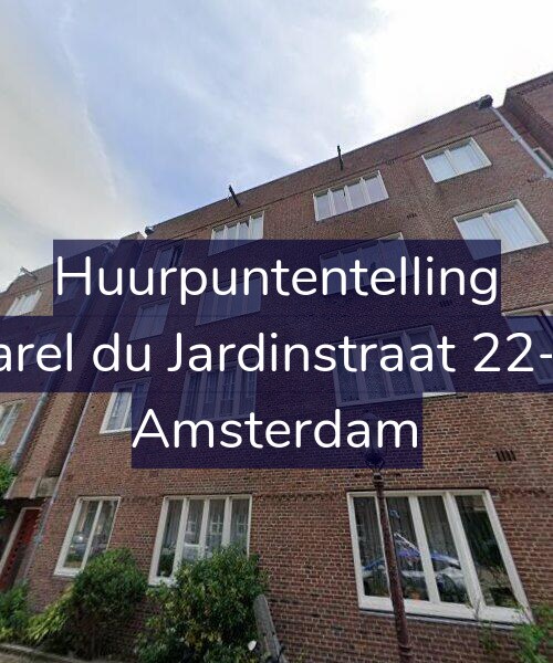 Foto gevel Huurpuntentelling voor Karel du Jardinstraat 22-H, Amsterdam
