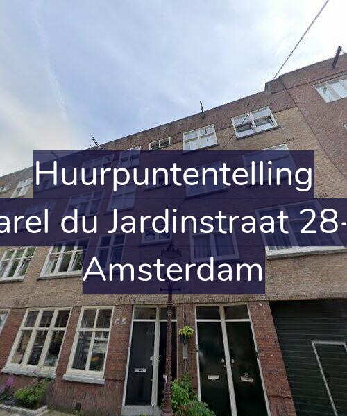 Foto gevel Huurpuntentelling voor Karel du Jardinstraat 28-3, Amsterdam