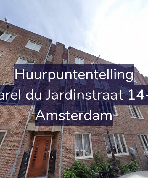 Foto gevel Huurpuntentelling voor Karel du Jardinstraat 14-3, Amsterdam