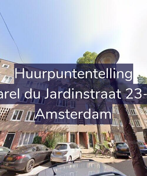 Foto gevel Huurpuntentelling voor Karel du Jardinstraat 23-H, Amsterdam