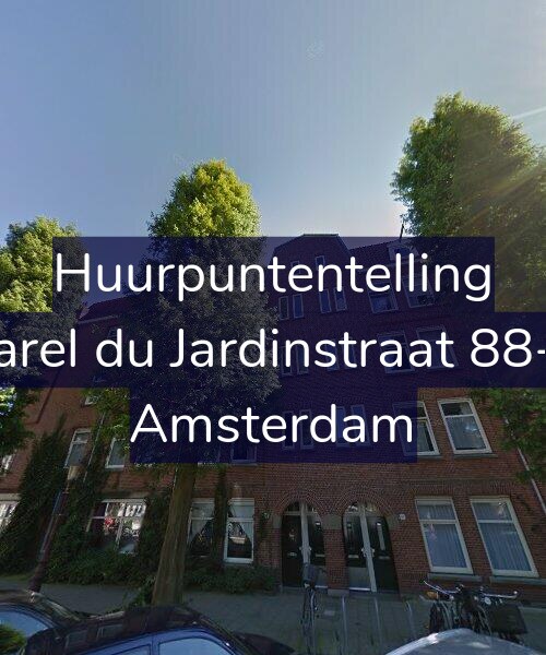 Foto gevel Huurpuntentelling voor Karel du Jardinstraat 88-1, Amsterdam