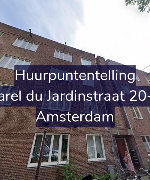 Foto gevel Huurpuntentelling voor Karel du Jardinstraat 20-2, Amsterdam
