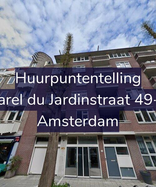 Foto gevel Huurpuntentelling voor Karel du Jardinstraat 49-E, Amsterdam