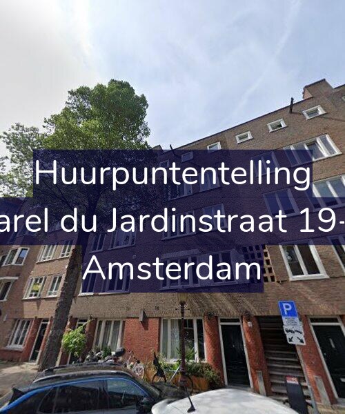Foto gevel Huurpuntentelling voor Karel du Jardinstraat 19-1, Amsterdam