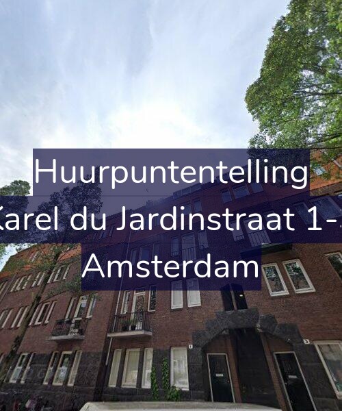 Foto gevel Huurpuntentelling voor Karel du Jardinstraat 1-3, Amsterdam