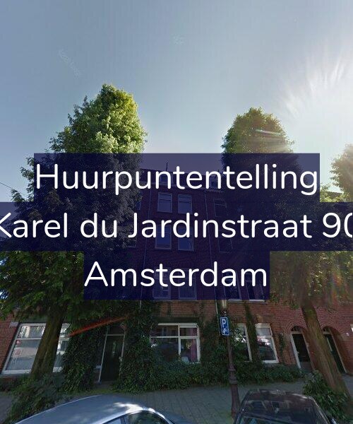 Foto gevel Huurpuntentelling voor Karel du Jardinstraat 90, Amsterdam