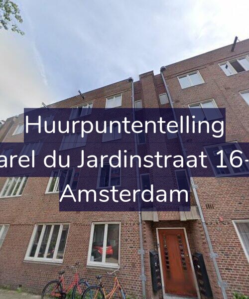 Foto gevel Huurpuntentelling voor Karel du Jardinstraat 16-1, Amsterdam