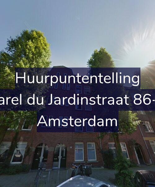 Foto gevel Huurpuntentelling voor Karel du Jardinstraat 86-3, Amsterdam