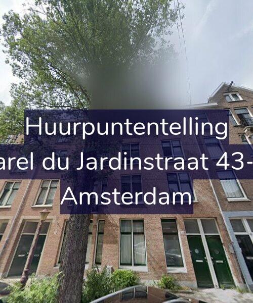 Foto gevel Huurpuntentelling voor Karel du Jardinstraat 43-H, Amsterdam