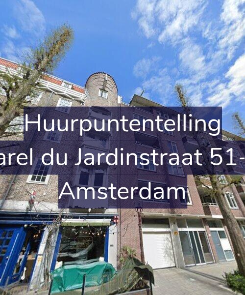 Foto gevel Huurpuntentelling voor Karel du Jardinstraat 51-N, Amsterdam