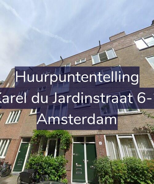 Foto gevel Huurpuntentelling voor Karel du Jardinstraat 6-2, Amsterdam