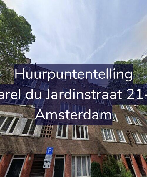 Foto gevel Huurpuntentelling voor Karel du Jardinstraat 21-2, Amsterdam