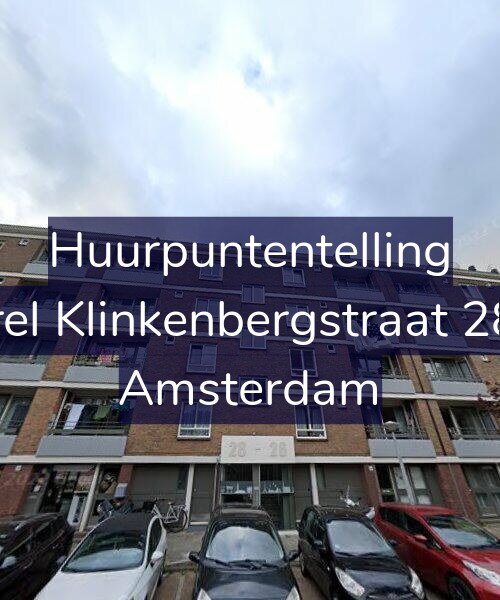Foto gevel Huurpuntentelling voor Karel Klinkenbergstraat 28-1, Amsterdam