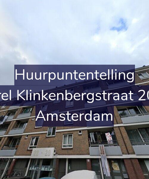 Foto gevel Huurpuntentelling voor Karel Klinkenbergstraat 20-3, Amsterdam